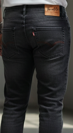 Men's Slim Tapered Fit Mid Rise Jeans